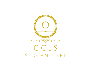 Elegant Luxurious Round Rope logo design