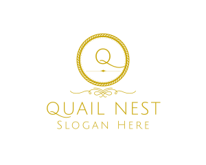 Elegant Luxurious Round Rope logo design