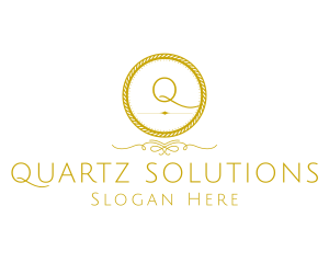 Elegant Luxurious Round Rope logo design