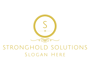 Elegant Luxurious Round Rope logo design