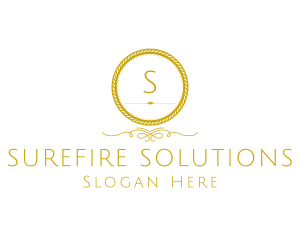 Elegant Luxurious Round Rope logo design