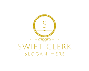 Elegant Luxurious Round Rope logo design