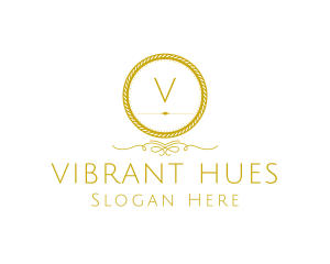 Elegant Luxurious Round Rope logo design