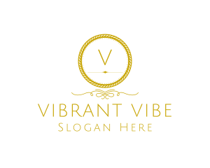 Elegant Luxurious Round Rope logo design