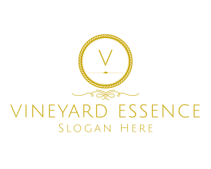 Elegant Luxurious Round Rope logo design