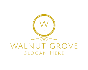 Elegant Luxurious Round Rope logo design