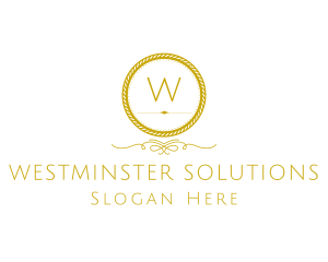 Elegant Luxurious Round Rope logo design