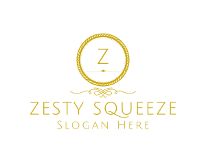 Elegant Luxurious Round Rope logo design