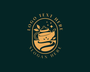 Juice - Tea Leaf Kettle logo design