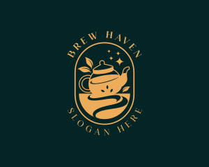 Brew - Herbal Tea Kettle logo design