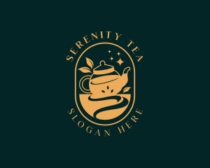 Tea - Tea Leaf Kettle logo design