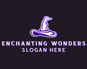 Magician - Witch Hat Magician logo design