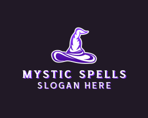 Sorcery - Witch Hat Magician logo design