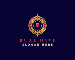 Premium Decorative Shield logo design