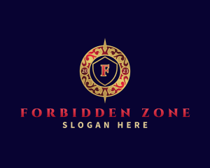 Premium Decorative Shield logo design