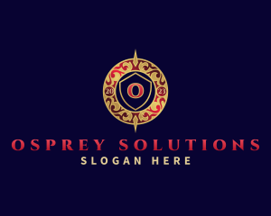 Premium Decorative Shield logo design