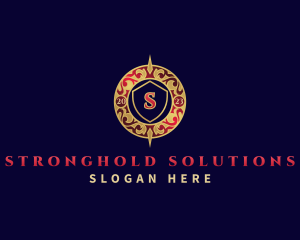 Premium Decorative Shield logo design