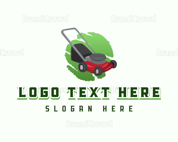 Lawn Mower Turf Logo