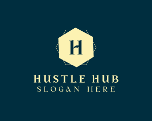 Hexagon Geometric Business logo design