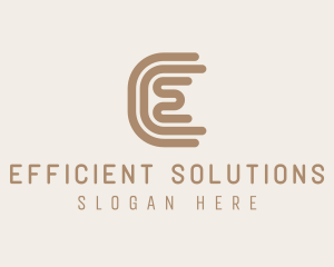 Generic Corporation Letter E logo design