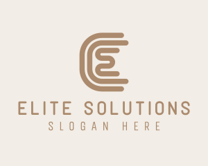 Generic Corporation Letter E logo design