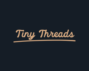 Handwritten Retro Script logo design