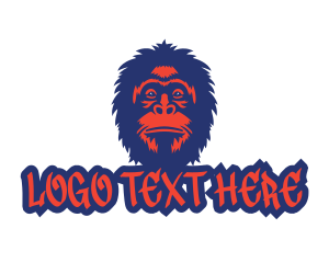 Wild - Wild Gorilla Gaming Mascot Avatar logo design