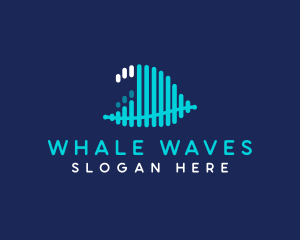 Abstract Ocean Wave logo design