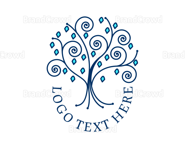 Winter Jewelry Tree Logo