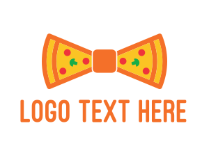 Meal - Pizza Bow Tie logo design