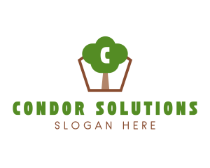 Nature Tree Planting logo design