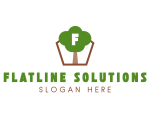 Nature Tree Planting logo design