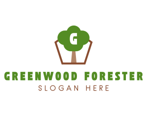 Nature Tree Planting logo design