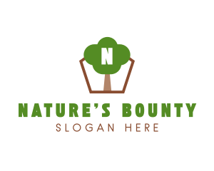 Nature Tree Planting logo design