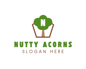 Nature Tree Planting logo design