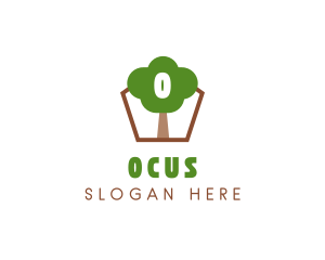 Nature Tree Planting logo design