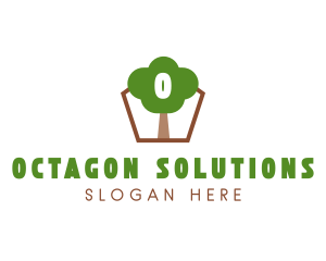 Nature Tree Planting logo design