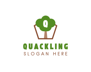 Nature Tree Planting logo design