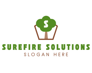 Nature Tree Planting logo design