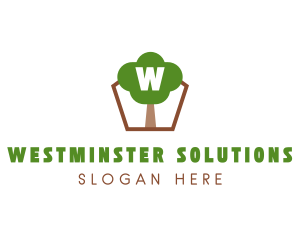 Nature Tree Planting logo design