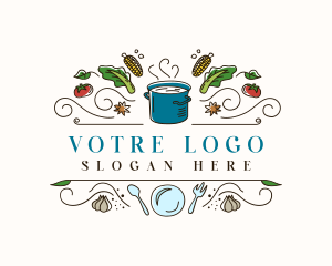 Cooking - Restaurant Recipe Cooking logo design