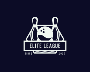 League - Bowling League Tournament logo design