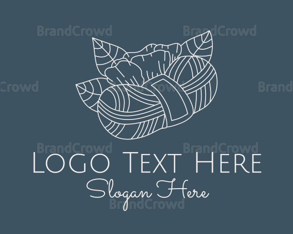 Crochet Knitting Yarn Logo