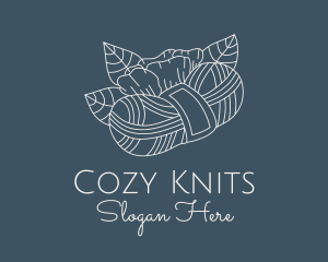 Crochet Knitting Yarn  logo design