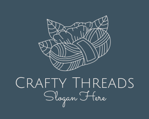 Crochet Knitting Yarn  logo design