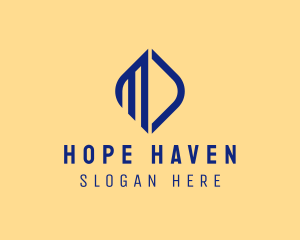 Letter Ha - Professional Modern Leaf logo design