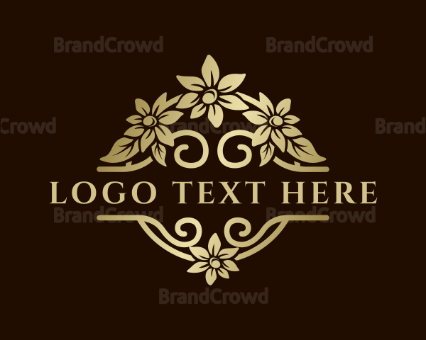 Premium Ornament Flower Logo