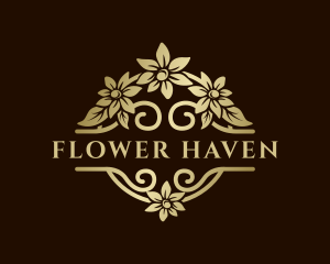 Premium Ornament Flower  logo design