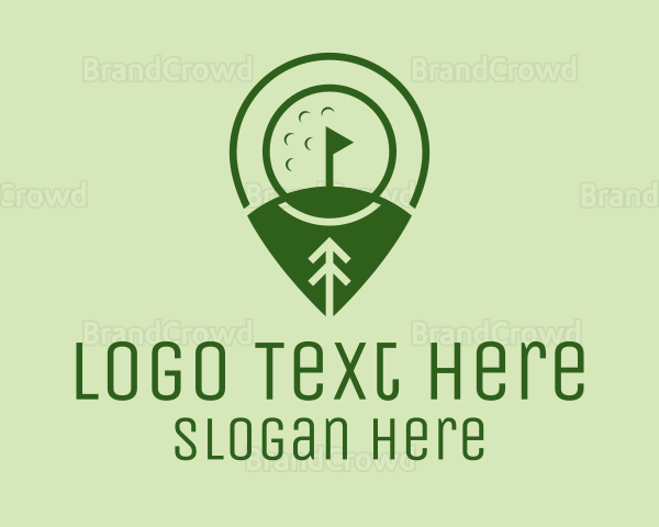 Golf Course Location Logo