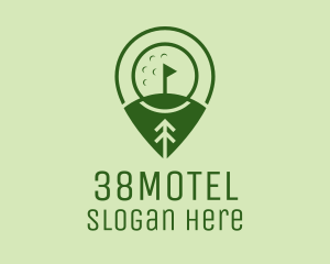 Golf Course Location  logo design